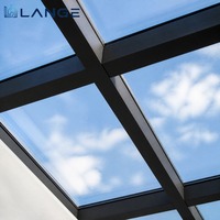 LANGE Fenêtre de toit en aluminium au design moderne, fenêtre de toit à rupture de pont thermique, isolation thermique en aluminium, lucarne pour maison
