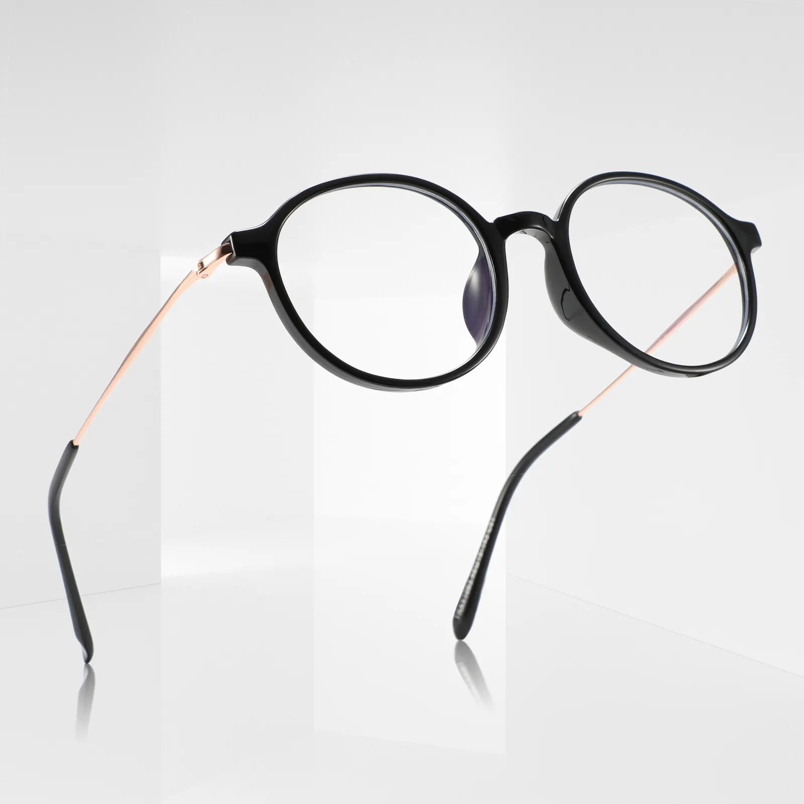 2023 फैक्टरी विंटेज गोल आकार पुरुषों महिलाओं के लिए एसीटेट EyeWear ऑप्टिकल फ्रेम चश्मा फ्रेम चश्मा