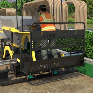 Machine compacte de pavage de béton pour la construction de routes de parcs avec moteur intégré - Product Image 2