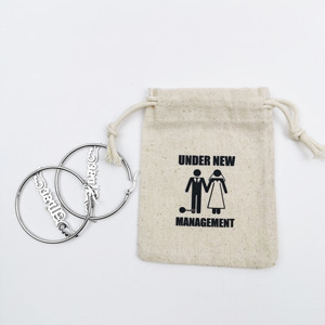 Sac à cordon en toile de coton et velours personnalisé, écologique et réutilisable, pour le rangement de vêtements et la protection des chaussures, avec impression de logo personnalisée - Product Image 4