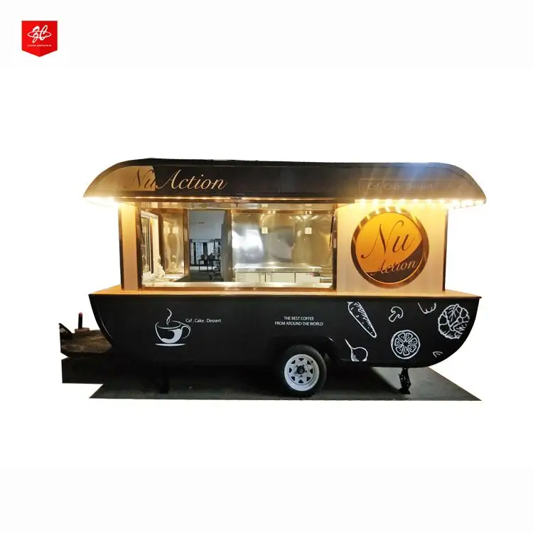 New Style Mobile Fast Food Truck Used Ice Cream Coffee Food Trucks for Sale