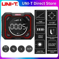 UNI-T LM320D LM320E LM320F Inclinometer Laser Digital Pengukur Sudut Akurasi 0.2 Pengukuran Sudut Absolut dan Relatif Magnetik OEM