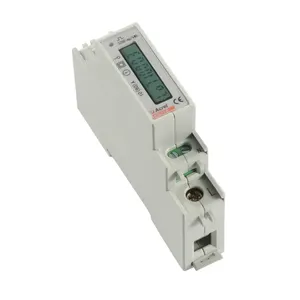 ADL10-E 35mm DIN Rail 1 phase 2 wire multifunction energy electricity meter monitor CE Certificates LCD