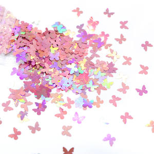 3 gr/beutel bunte glänzende Schmetterling Nail Art Dekoration Pailletten DIY 3D holo graphische Laser Schmetterling Nail Art Chunky Glitters - Product Image 6