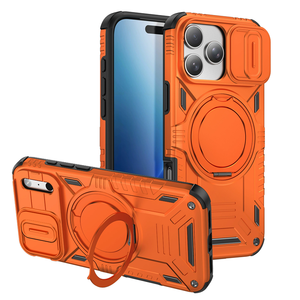 เคสโทรศัพท์แบบมีขาตั้งแม่เหล็กในตัวสำหรับ iPhone 17 18, เคสแม่เหล็กสำหรับ iPhone 18 Pro Max พร้อมฝาปิดเลื่อนปิดกล้อง - Product Image 6