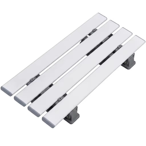 Drainable Slatted Reinforced <b>Plastic</b> Bath Seat Easy Install Anti Slip Bath Support Seat For Pregnant People - Product Image 1
