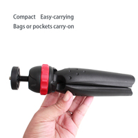 Tripod meja kamera Mini portabel, Tripod stik Selfie untuk ponsel, 360