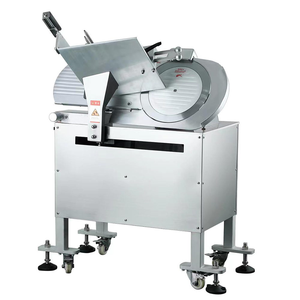 Xeoleo Commerciële Vleessnijmachine 14 Inch Vleessnijmachine Voor Lamsbroodje/Rundvleesbroodje Bevroren Vleessnijder