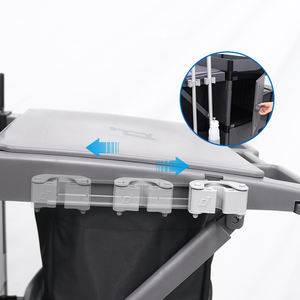 Chariot de concierge commercial polyvalent avec armoire verrouillable pour restaurants et hôtels - Product Image 4