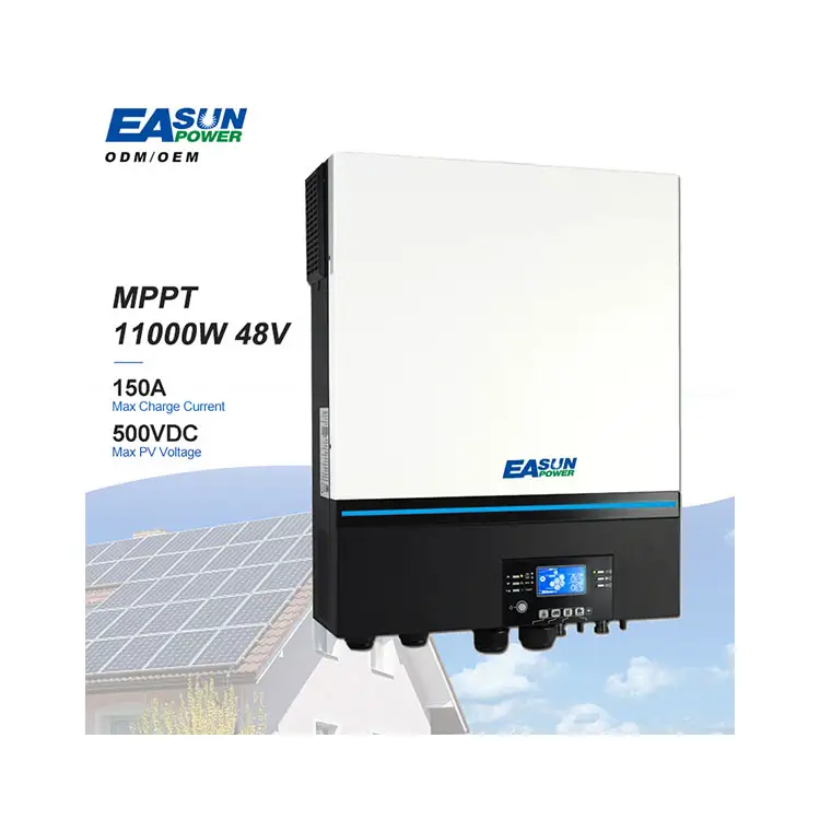 EU kho kép MPPT đầu ra 48V Off grid inverter 11Kw năng lượng mặt trời biến tần Voltronic