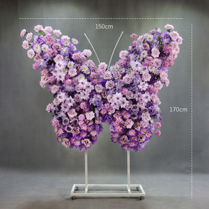 Arrangements floraux de roses en soie faites à la main pour mariage, hôtel, fête d'anniversaire, décoration intérieure, vitrine, vente en gros - Product Image 4