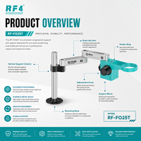 RF4 RF-FO25 & RF-FO25T Adjustable Microscope Boom Stand Universal Holder for Stereo Microscope Phone Repair PCB Inspection