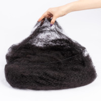 Cheveux afro crépus 100% humains, prix de gros, cheveux afro crépus pré-étirés pour le tressage