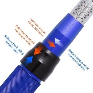 Jeu de clés dynamométriques préréglées 5 pièces 1/2" 20-220 Nm (14,7-154,9 FT.LB) avec rallonge à douille 1/2 pouce - Product Image 5