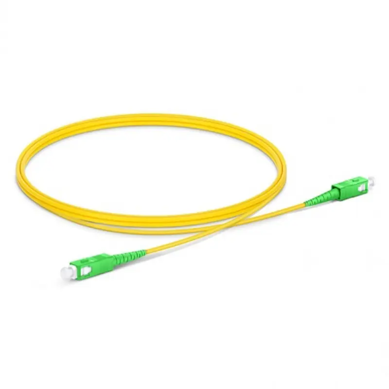 Cable de conexión de fibra óptica FTTH con conector SC LC FC ST