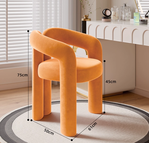 2025 Light Luxury Modern Design Makeup <strong>Chair</strong> for Female Dining Table Nail Salon <strong>Chair</strong> for Bedroom - Product Image 3