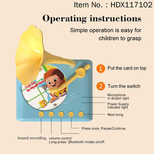 Máquina <span class=keywords><strong>de</strong></span> <span class=keywords><strong>Cuentos</strong></span> <span class=keywords><strong>para</strong></span> la Educación Temprana <span class=keywords><strong>de</strong></span> los Niños, Juguete <span class=keywords><strong>para</strong></span> Ayudar a <span class=keywords><strong>Dormir</strong></span>, Grabadora <span class=keywords><strong>de</strong></span> Voz Inteligente, Funciona con Pilas <span class=keywords><strong>de</strong></span> Plástico - Product Image 2