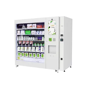 智能和智能食品饮料小吃坚果自动售货机适用于办公室，机场，地铁，工厂, 具有预套件和库存的 CBD