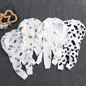 Conjuntos <span class=keywords><strong>de</strong></span> Ropa <span class=keywords><strong>de</strong></span> Bebé al por Mayor para Otoño e Invierno, Ropa Interior para Bebés, Niños y Niñas, <span class=keywords><strong>de</strong></span> Algodón Puro, Tejido Cepillado, Absorbente <span class=keywords><strong>de</strong></span> Humedad, para Recién Nacidos - Product Image 1