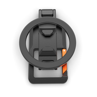 Support de téléphone magnétique pliable, support de téléphone de bureau réglable multi-angles avec trou de vis 1/4 pouce, griffe porte-accessoire et fixation Arca