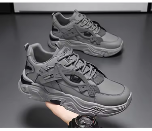 New Breathable <b>Men</b>‘s White <b>Shoes</b> Trendy and Versatile Interior Height Increasing Sports Casual Running Dad <b>Shoes</b> Chunky <b>Shoes</b> - Product Image 4