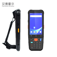 Terminal mobile portable Android 15 avec scanner de codes-barres NFC et clavier PDA, avec bracelet pour la logistique et le suivi des actifs