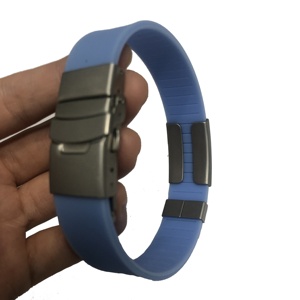Personalizable respetuoso del medio ambiente silicona <span class=keywords><strong>moda</strong></span> encanto pulseras/pulseras en línea silueta Accesorios - Product Image 3