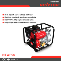Professionelle NTWP20 2 Zoll 7,0 PS 170F Motor 30m Förderhöhe 30m³/h Durchfluss Landwirtschaftliche Benzin-Wasserpumpe