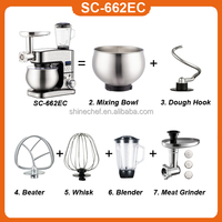 Robot culinaire SOHEF prêt à être expédié, 5L 6.5L en stock, livraison rapide pour les commandes urgentes, robot culinaire 3 en 1