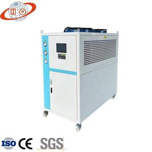 Honeywell R407C/R22/R32 Sistema 220V ~ 480V 10HP 30KW Moldeo por inyección Enfriador industrial Enfriador de agua enfriado por aire Máquina - Product Image 3