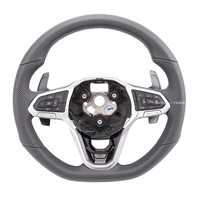 Volant en fibre de carbone personnalisé pour Volkswagen VW Golf 4 5 6 6r 7 7r 7.5 8 MK4 5 8 7 7.5 6 5 GTI GTD Polo Scirocco R