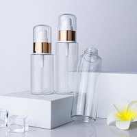 Corps en plastique de taureau de haute qualité 100ml avec bouteille de lotion à pompe