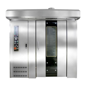 Four rotatif miniature efficace pour boulangerie, facile <span class=keywords><strong>à</strong></span> utiliser, monophasé, électrique, pour restaurants et production de pain - Product Image 1