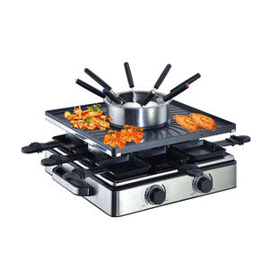 Grill électrique sans fumée en PTFE antiadhésif avec prise européenne, barbecue coréen, plaque chauffante, <span class=keywords><strong>fondue</strong></span> pour usage domestique et hôtelier - Product Image 2