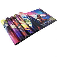 Tapis de souris durable imprimé par sublimation 900x400x2mm, surface en tissu confortable antidérapante en caoutchouc pour le jeu et les e-sports
