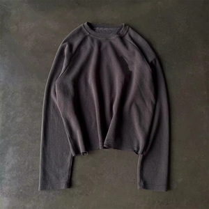 T-shirt <span class=keywords><strong>termica</strong></span> da uomo in <span class=keywords><strong>maglia</strong></span> Waffle personalizzata a <span class=keywords><strong>maniche</strong></span> <span class=keywords><strong>lunghe</strong></span> a manica Raglan <span class=keywords><strong>termica</strong></span> in cotone vestibilità regolare Casual a <span class=keywords><strong>maniche</strong></span> <span class=keywords><strong>lunghe</strong></span> in bianco - Product Image 5