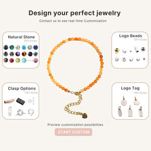 Pulsera Delicada con Cuentas de Piedras Preciosas, Cristal Verde, Piedra Pequeña, Delgada, Moderna, Ajustable, Regalo para el Día de San Valentín - Product Image 5