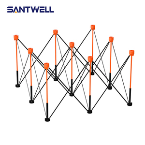 Banc de travail pliable multifonctionnel à pieds araignées, support en acier réglable en hauteur pour la construction et l'installation de carreaux, multi-tailles - Product Image 1