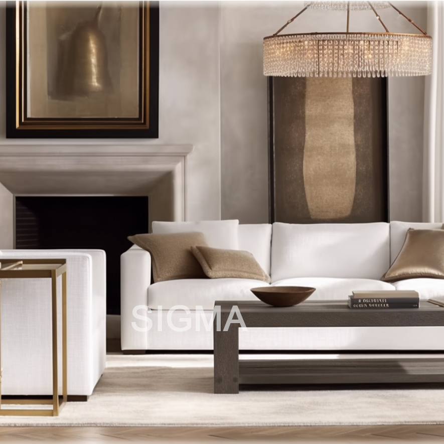 Modular Modular Sofa Sectional Custom Color Home Indoor Furniture Wood Base Living Room Sofas