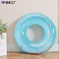 Bouée de natation gonflable double airbag pour enfants en PVC transparent épaissi, protection environnementale, vente en gros d'usine