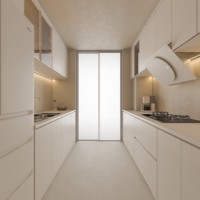 Cuisine économique de petite taille, ensembles complets modernes, utilisation hôtelière, armoires de cuisine modulaires en bois massif de haute qualité, écologiques