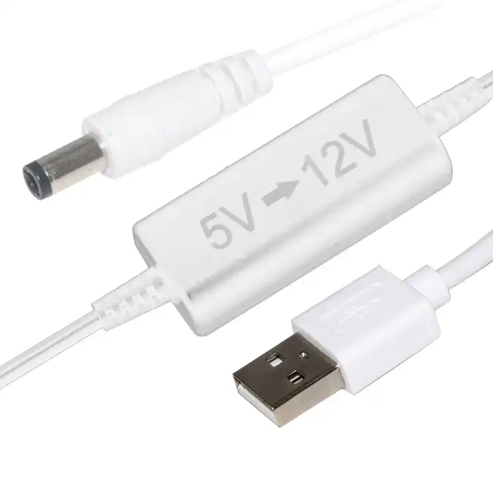 Câble adaptateur de convertisseur USB Dc 5v à 5v / 9v / 12v 5.5x2