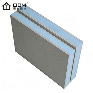 Panneau sandwich en fibres-ciment XPS/EPS à surface lisse OCM <span class=keywords><strong>pour</strong></span> cloison intérieure avec isolation thermique haute densité - Product Image 4