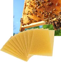 Panal de cera de abejas, hoja orgánica 100% pura, muestra gratis
