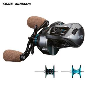 Moulinet de pêche Baitcasting de bonne qualité, équipement à tambour fixe, ratio de 8.1:1, frein à friction d'une force max de 8kg - Product Image 3