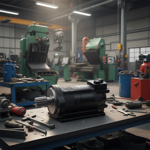 Moteur hydraulique Eaton 104-1035-006, type piston, 125 cm, 2000 tr/min, 3000 psi, arbre de 40 mm - Product Image 2