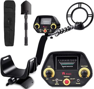 Détecteur de métaux portable GC1023 avec écran LCD, technologie à ultrasons, profondeur de détection de 8 m, bobine de recherche étanche de 8 pouces - Product Image 1
