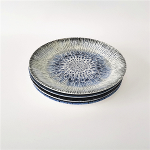 Assiettes en <span class=keywords><strong>porcelaine</strong></span> sous-glaçure artistique de 7,5 pouces en gros - <span class=keywords><strong>Bleu</strong></span> <span class=keywords><strong>et</strong></span> <span class=keywords><strong>blanc</strong></span> dynamique, compatibles micro-ondes/lave-vaisselle - Product Image 5