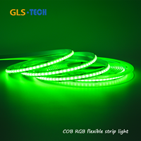 Bande lumineuse LED COB RGB de haute qualité 576 LED 12V/24V 8MM/10MM de large, compatible WiFi pour contrôleurs Bluetooth