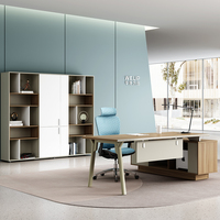 Bureau de direction de style moderne de haute qualité personnalisé OEM directeur exécutif patron Table de bureau de luxe